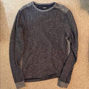 Buffalo David Bitton Men's Charcoal Crewneck Sweater